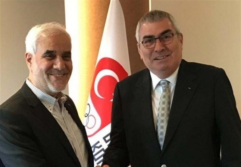 دیدار مهرعلیزاده با رئیس کمیته ملی المپیک ترکیه، برگزاری نشست فنی حضور ورزش های زورخانه ای در ترکیه